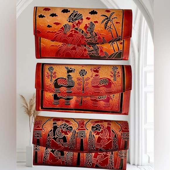 Leather Bags From India Great Gifts Brand New - Picture 2 of 4